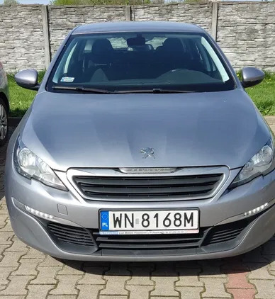 lubelskie Peugeot 308 cena 32000 przebieg: 237744, rok produkcji 2016 z Warszawa